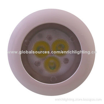 90 to 100lm/W High-lumen MR16 3 x 1W LED Spotlight with >80Ra CRI, 12V AC/DC